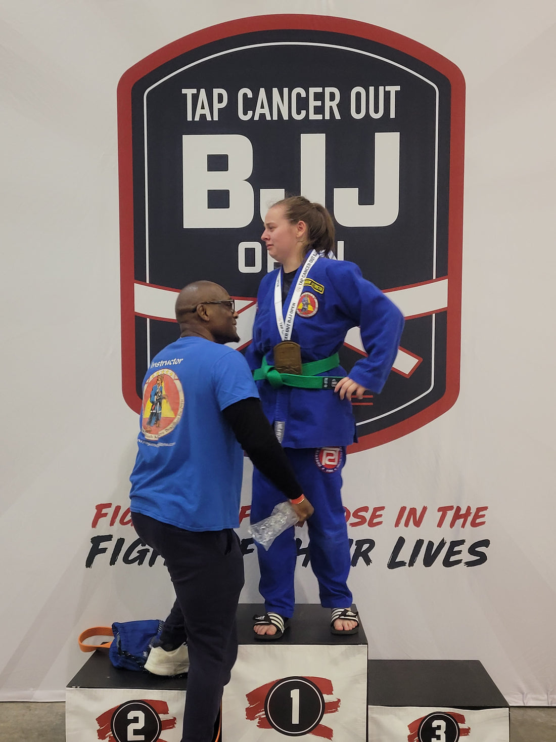 Coach Estelle Promoted to Green Belt